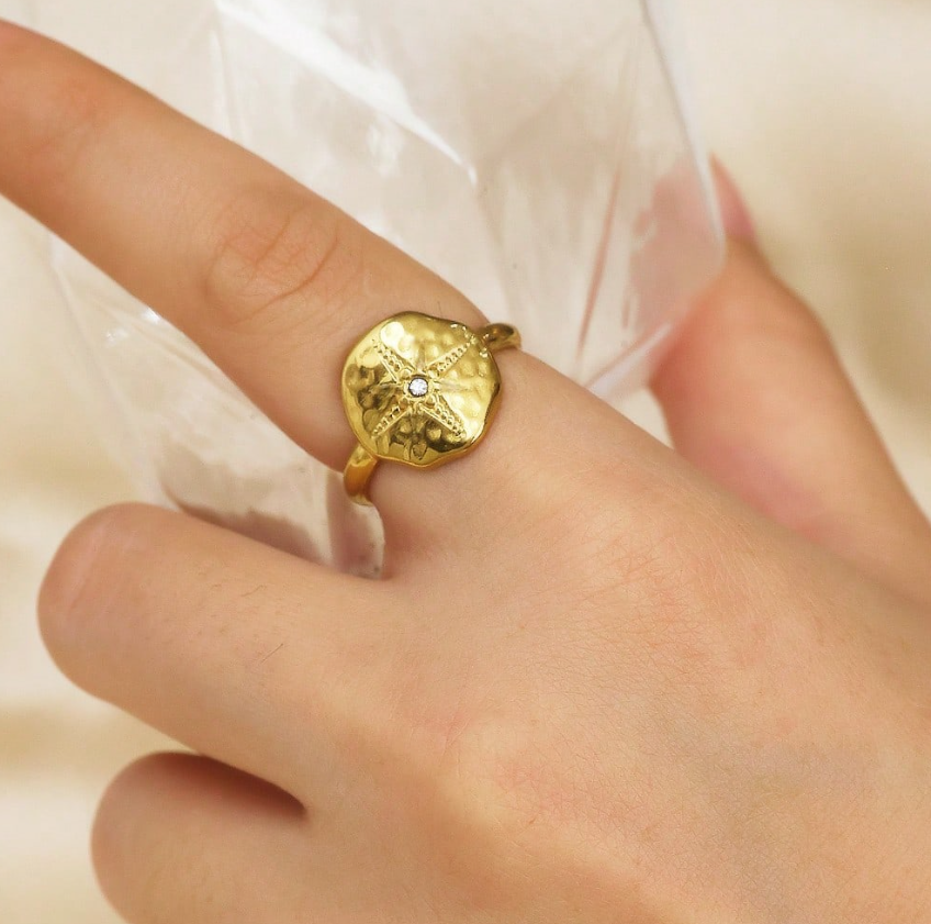 Anillo personalizado, brillante elaborado con ceniza